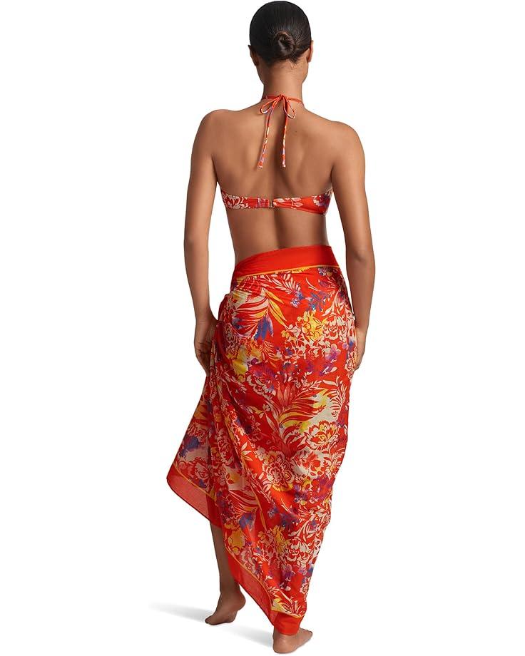 Coral Reef Sheer Chiffon Tunic Product Image