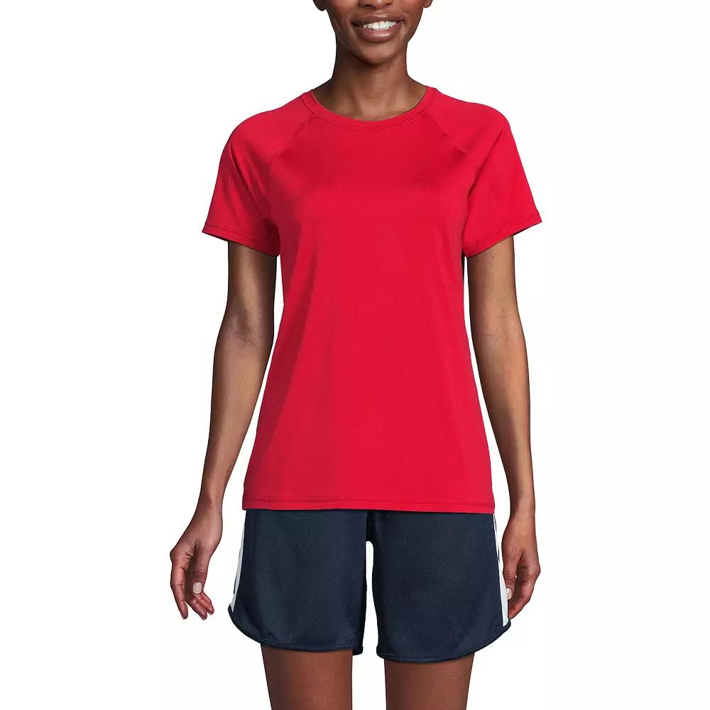 Women's Lands' End School Uniform Short Sleeve Active Tee,  Product Image