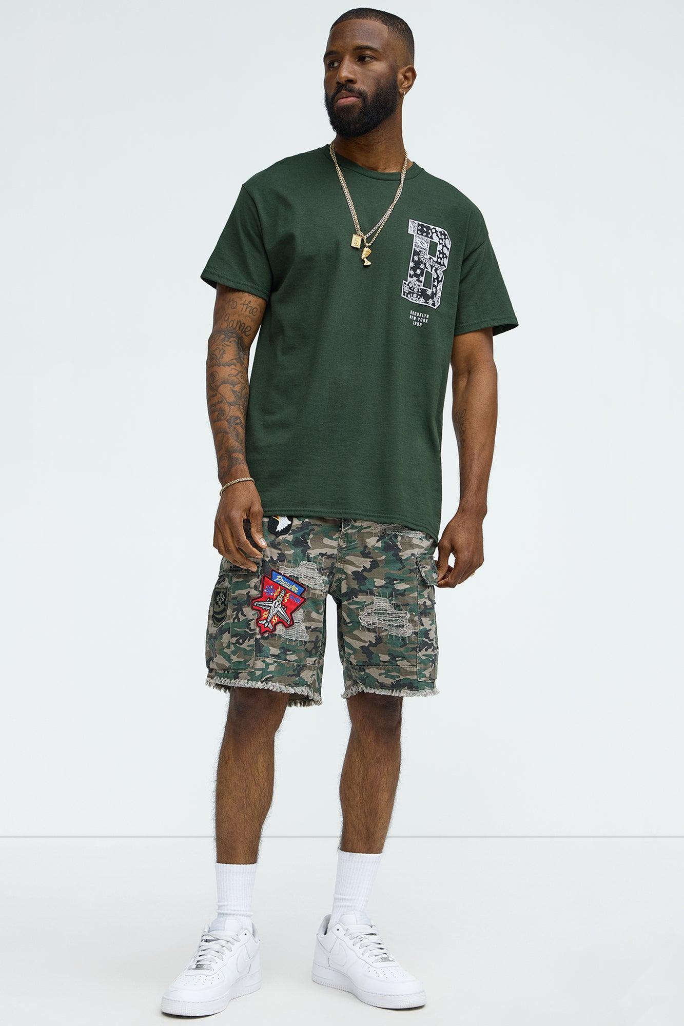 Patch Me Camo Shorts - Camouflage Product Image
