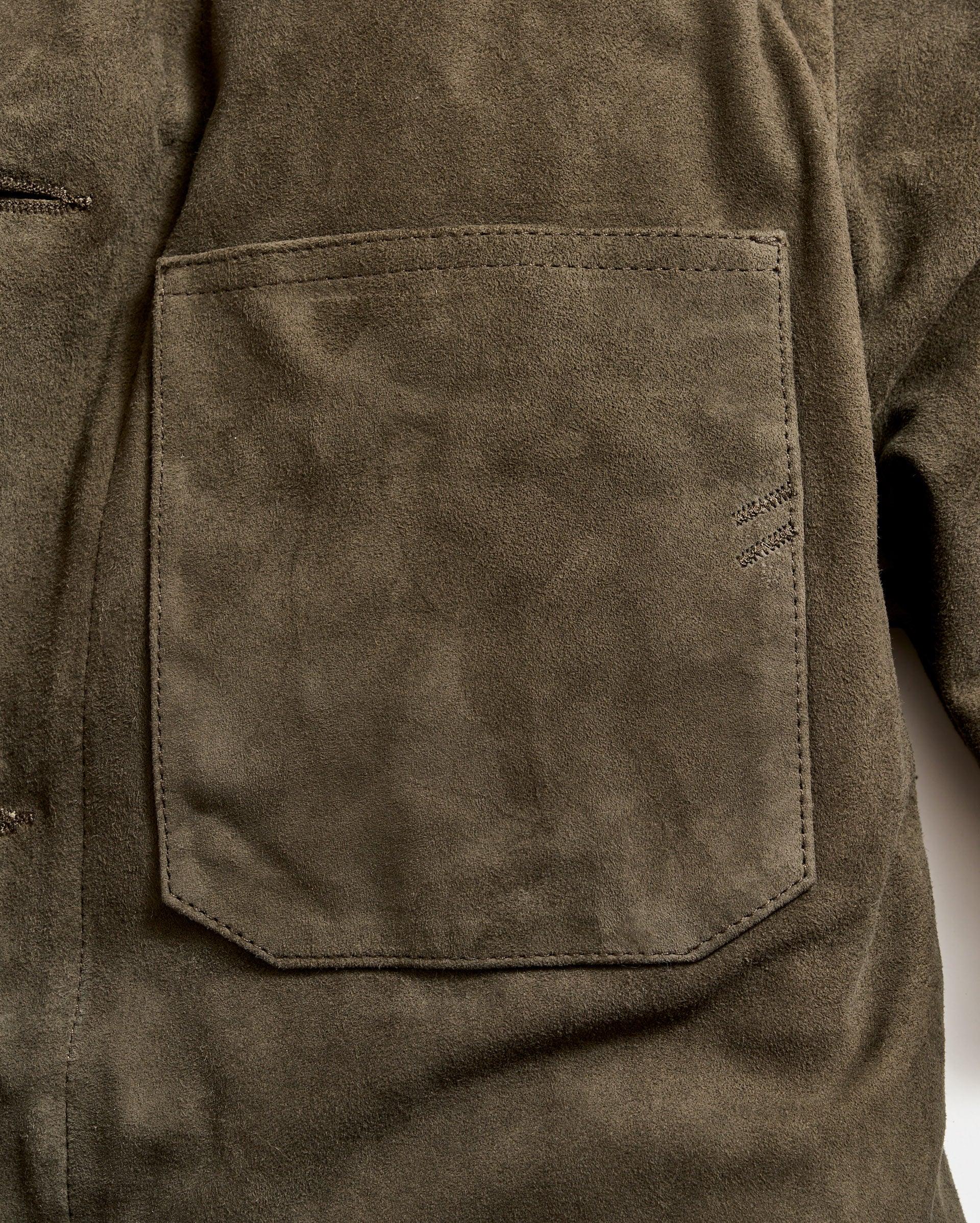 Eli Suede Chore Jacket -  Product Image