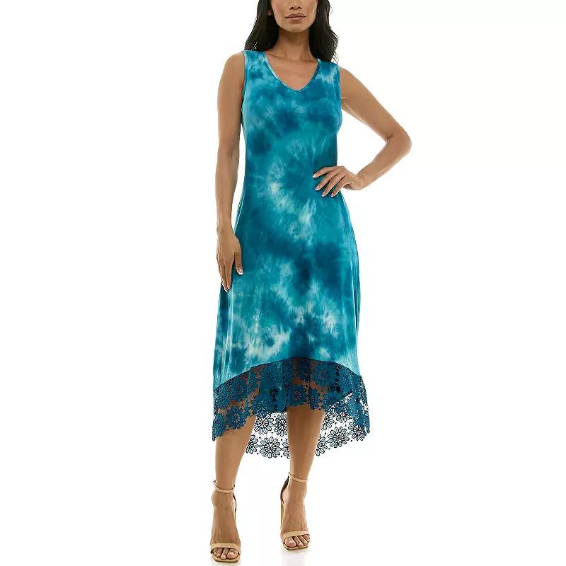 Women's Nina Leonard High-Low Midi Dress,  Product Image
