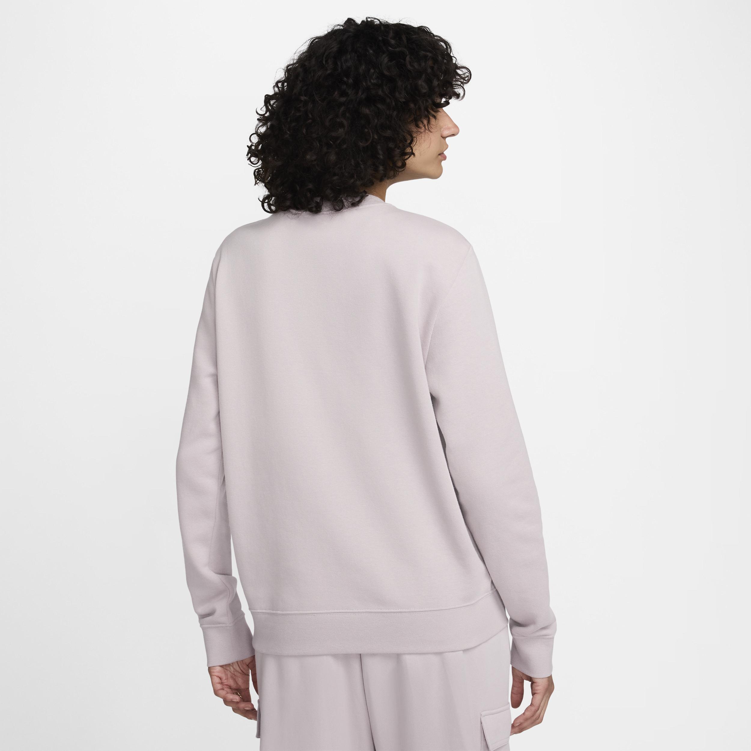 Women's Nike Sportswear Club Fleece Crew-Neck Sweatshirt Product Image