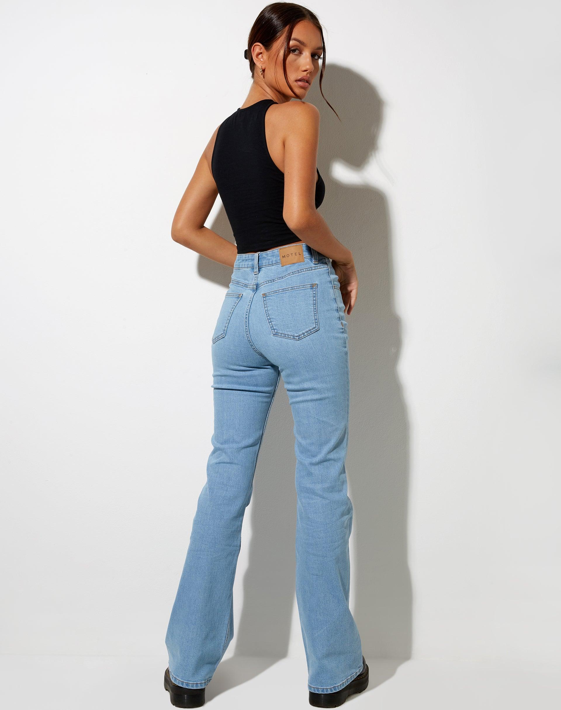 Giwta Crop Top in Black Product Image