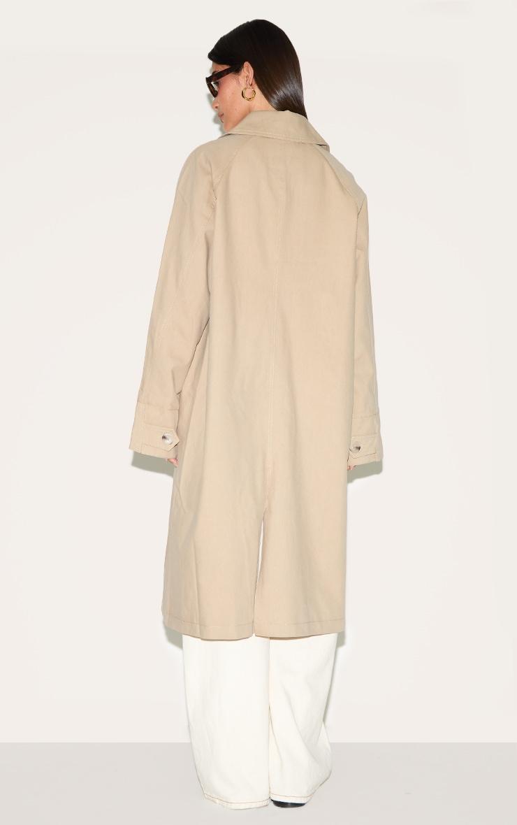 Beige Classic Button Through Mac Product Image