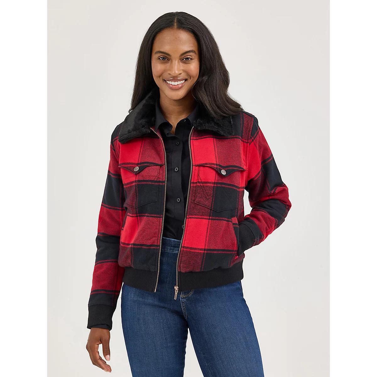 Women's Wrangler Lined Bomber Jacket Buffalo Product Image