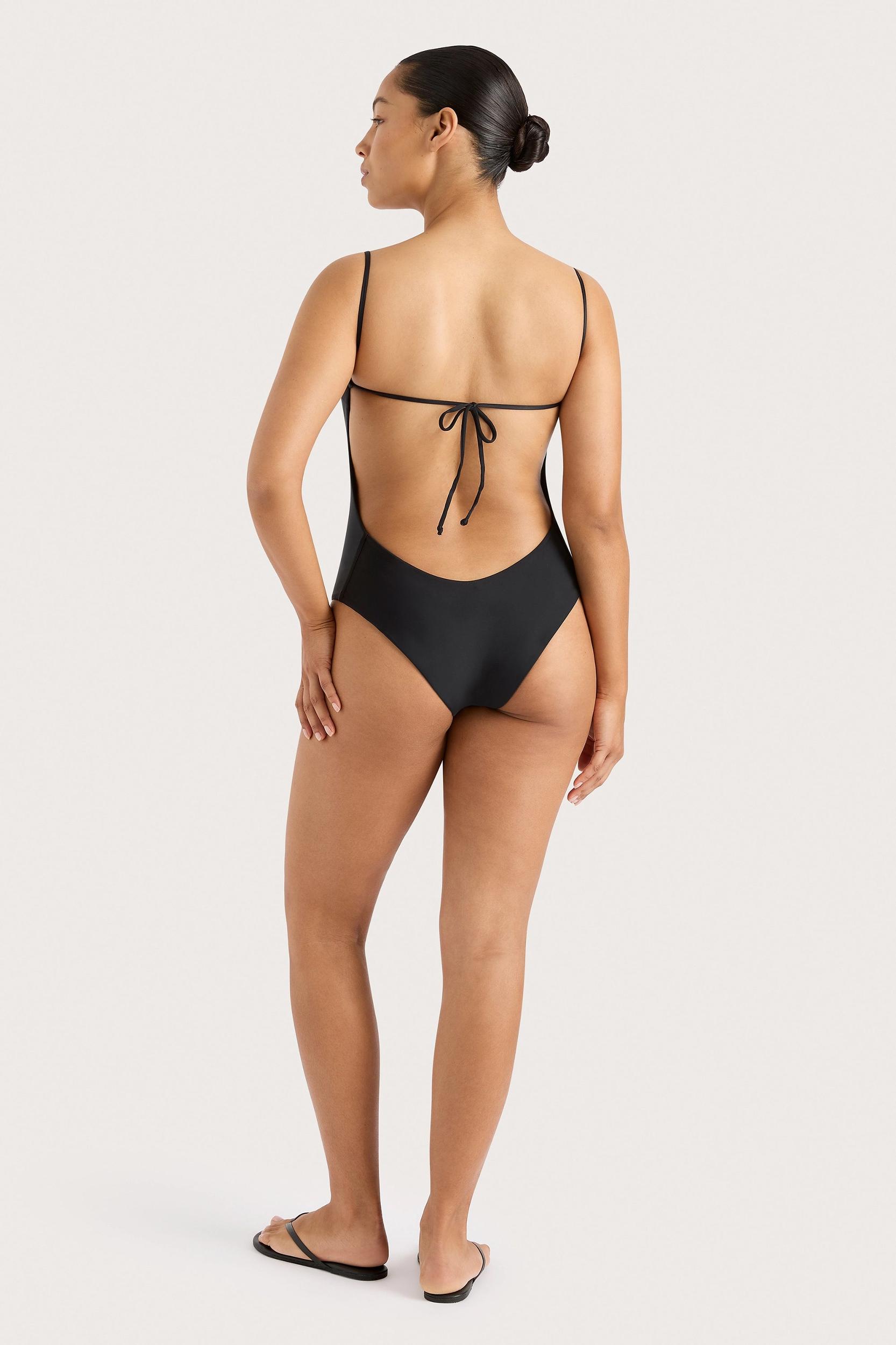 Cabo String One Piece Black - Final Sale Product Image