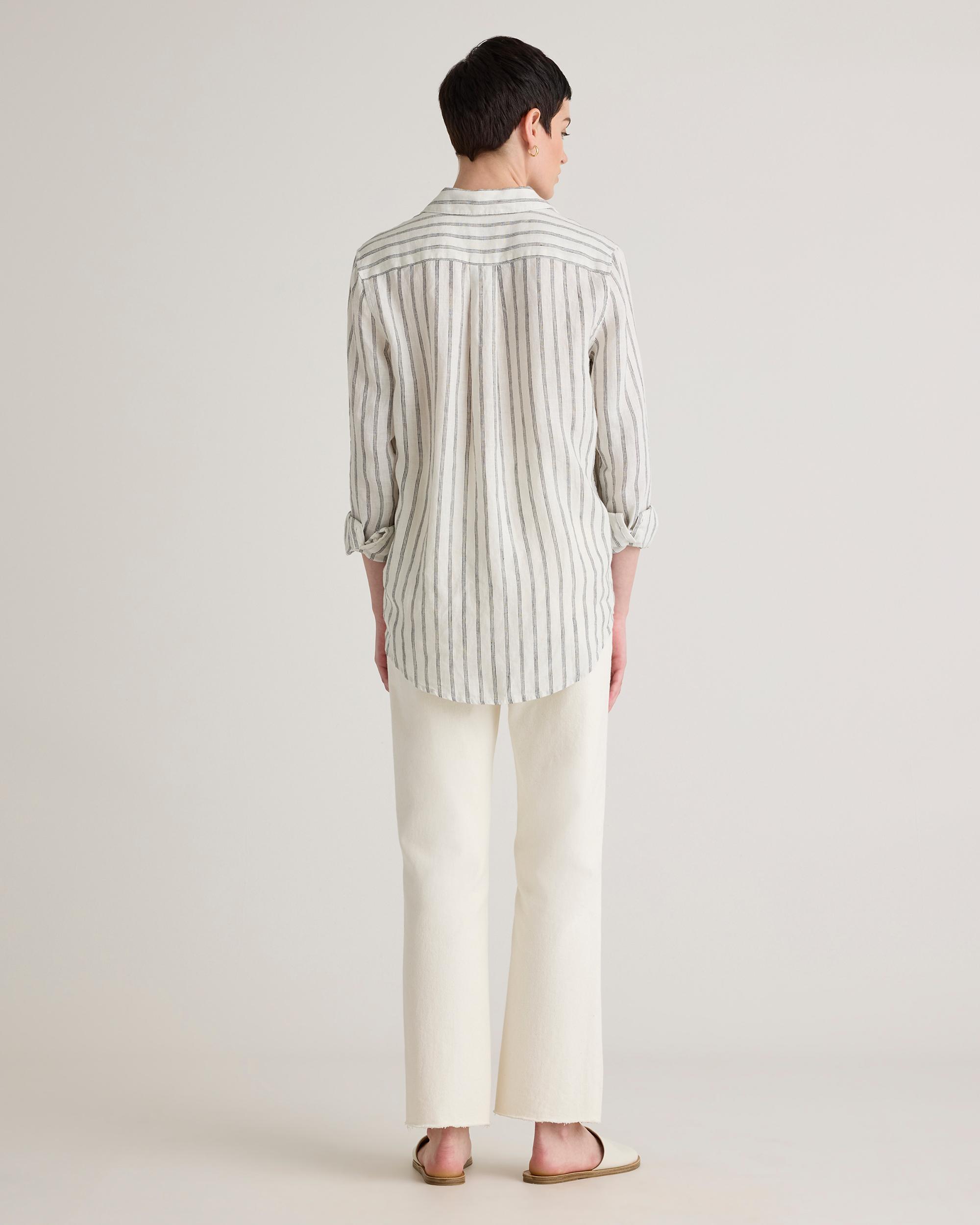 Quince | Women's 100% European Linen Long Sleeve Shirt Size XS Product Image