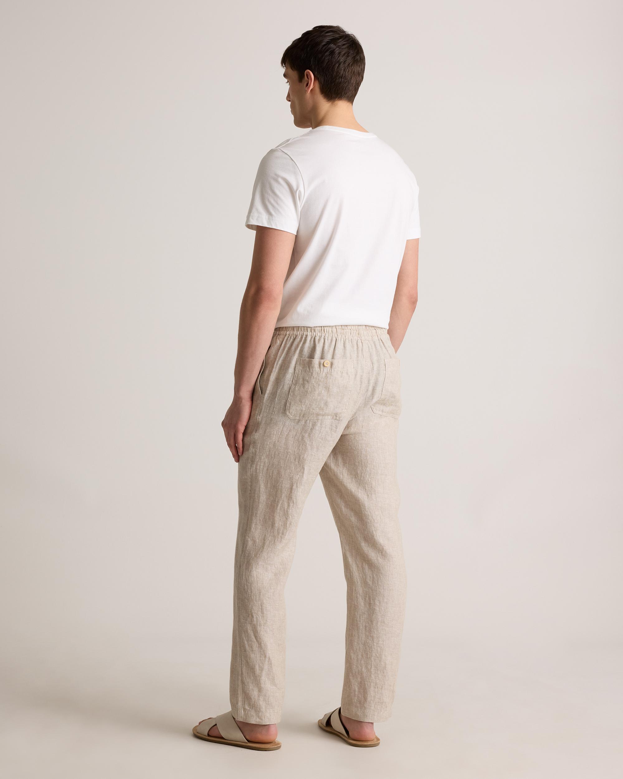Quince | Men's 100% European Linen Drawstring Beach Pants Product Image