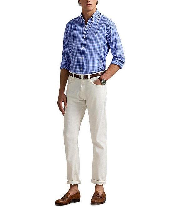 Polo Ralph Lauren Classic Fit Performance Stretch Plaid Twill Long Sleeve Woven Shirt Product Image