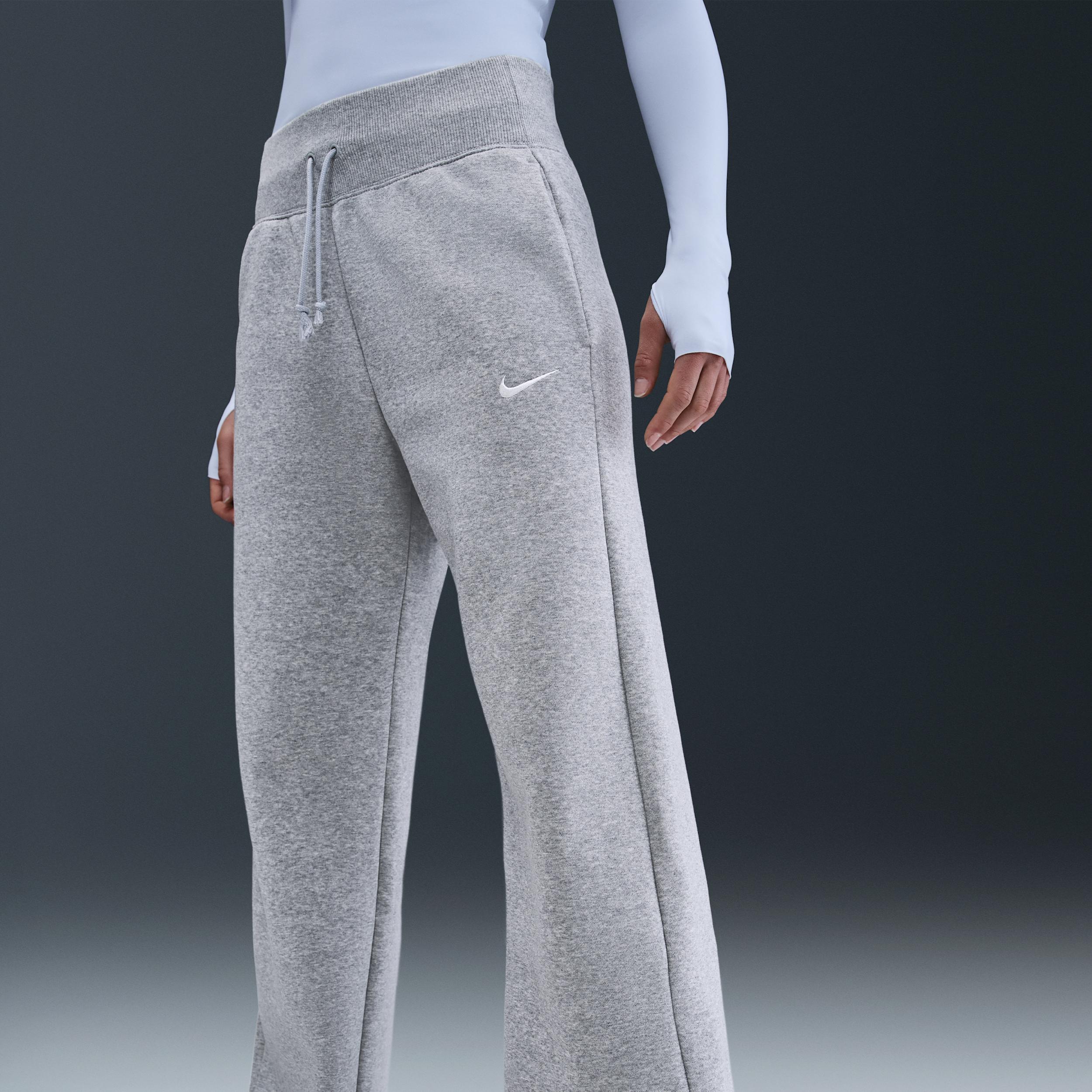 Women's Nike Sportswear Phoenix Fleece High-Waisted Wide-Leg Sweatpants Product Image