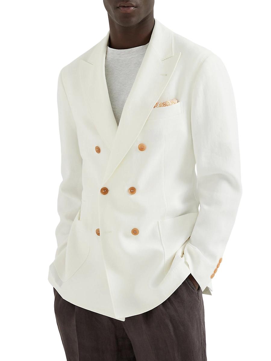 Mens One and a Half Breasted Deconstructed Blazer Product Image