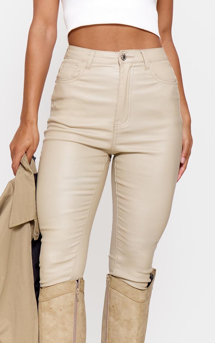 Stone Hourglass Coated Skinny Jeans Product Image