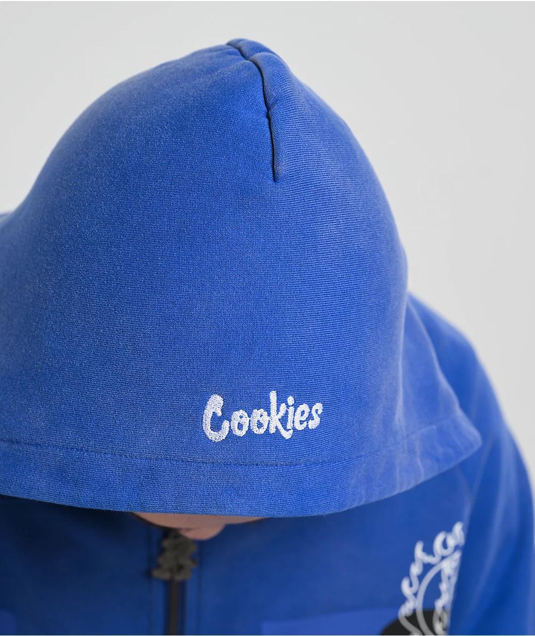Cookies Florist Blue Wash Zip Hoodie Product Image