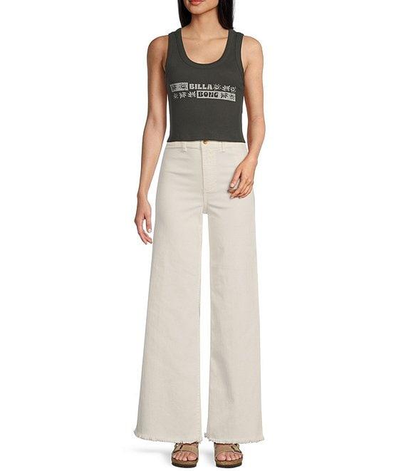 Billabong Free Fall High Rise Wide Leg Pants Product Image