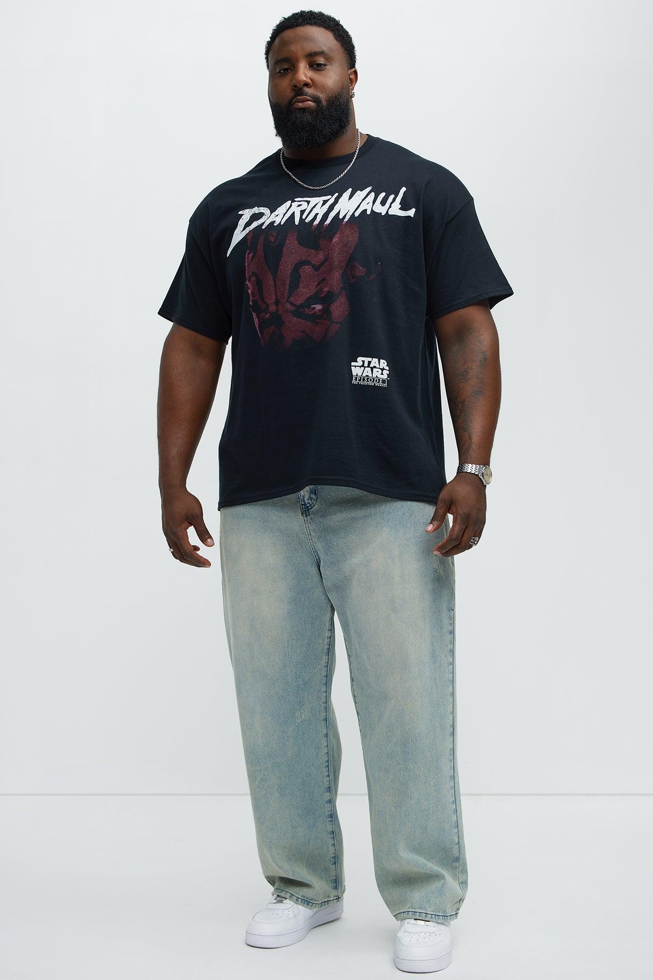 Star Wars Darth Maul Short Sleeve Tee - Black Male Product Image