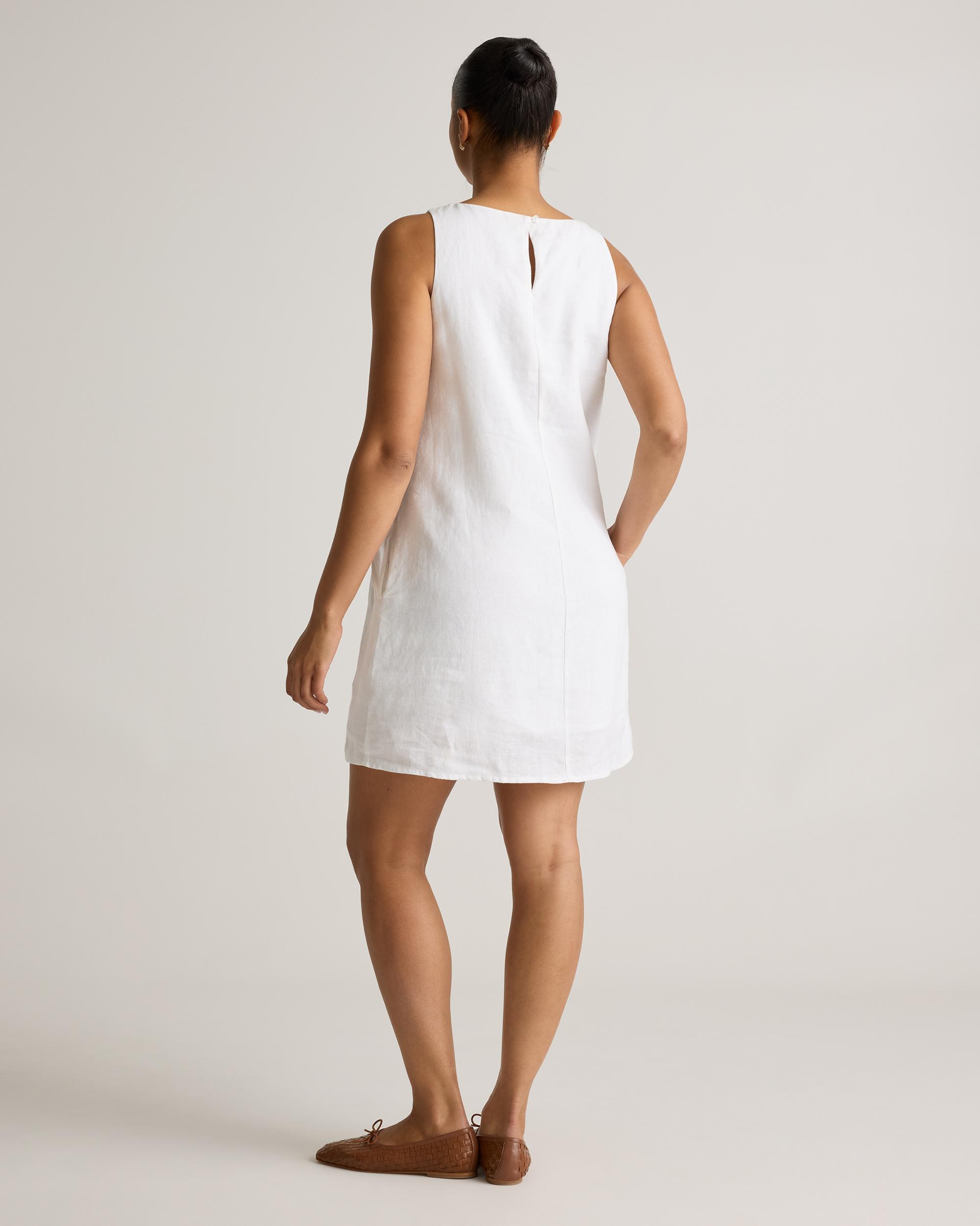 Quince | Women's 100% European Linen Tank Top Mini Dress Product Image