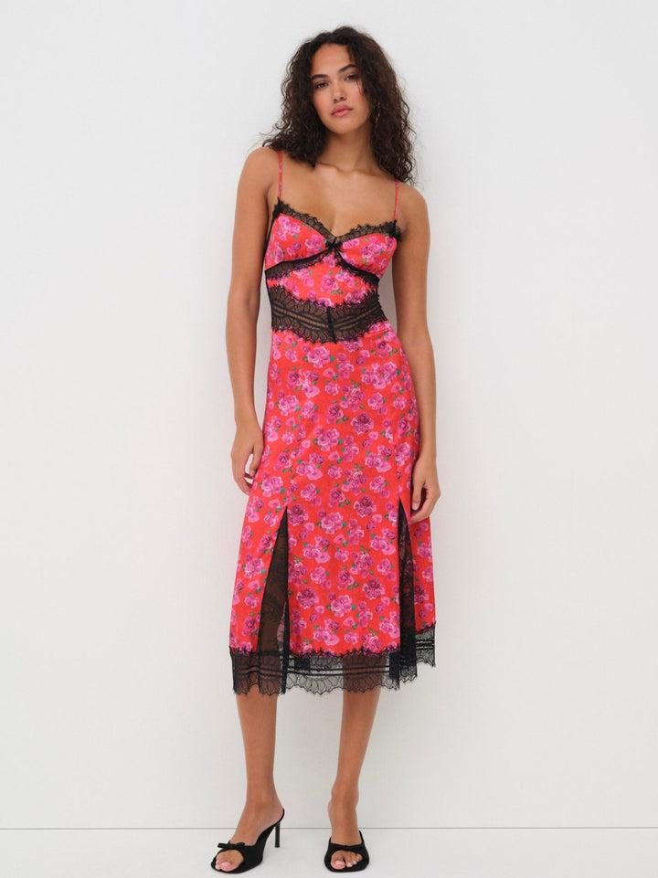 Bellamy Slip Dress — Red Product Image