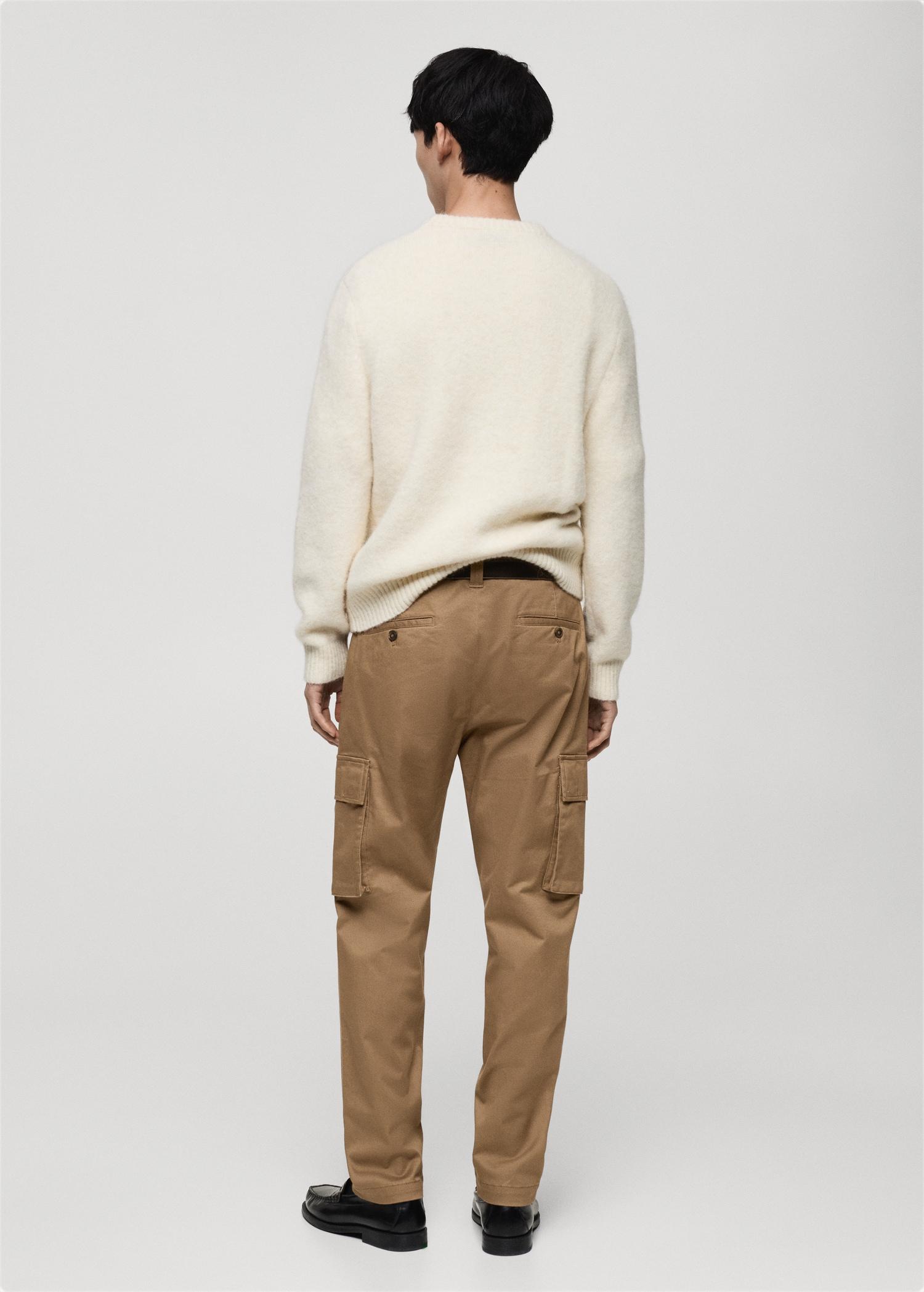 Regular-fit cotton cargo pants - Men | MANGO USA Product Image