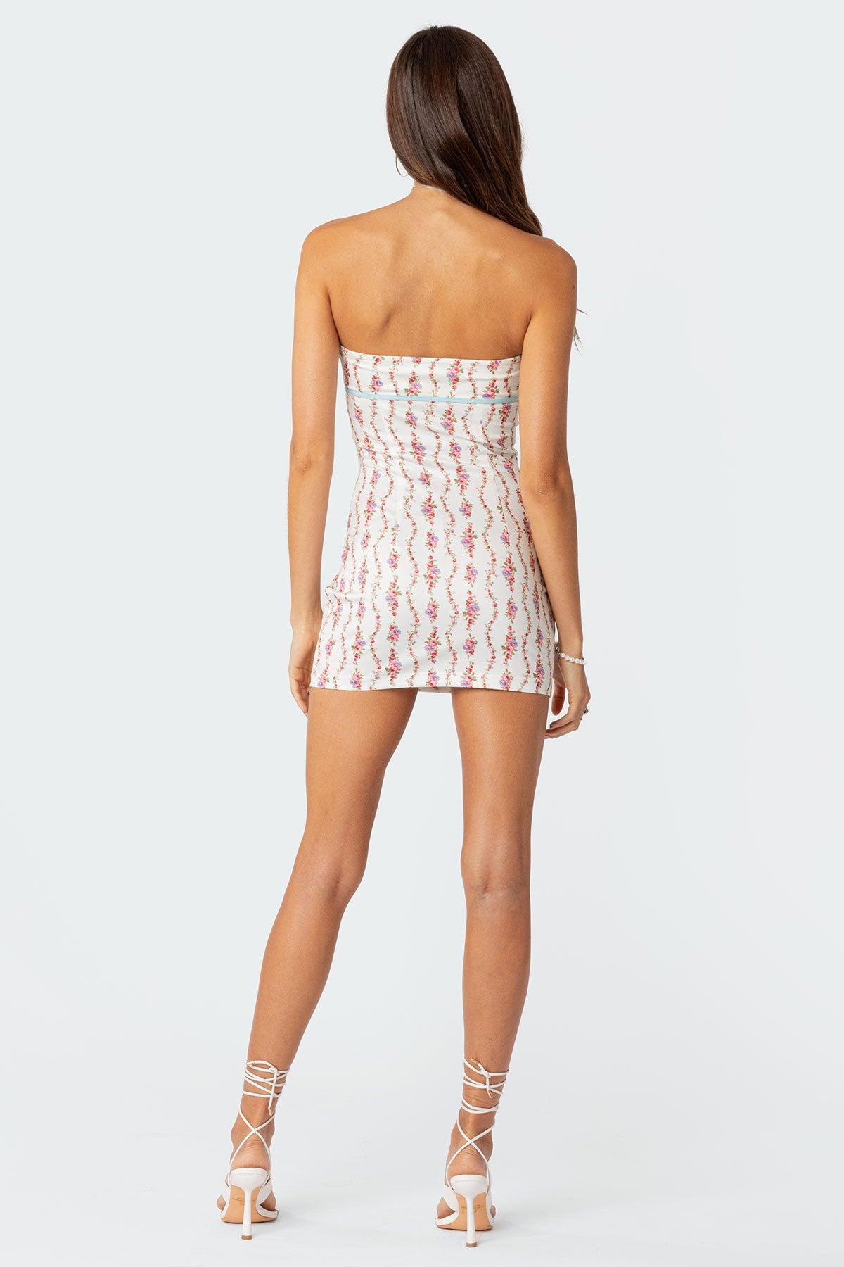 Jules Printed Mini Dress Product Image