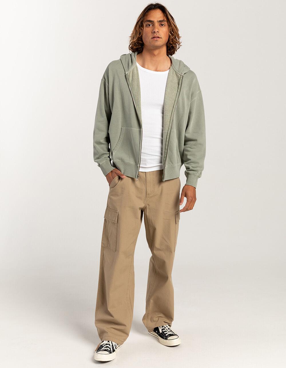RSQ Mens Loose Cargo Ripstop Pants - ACORN Product Image