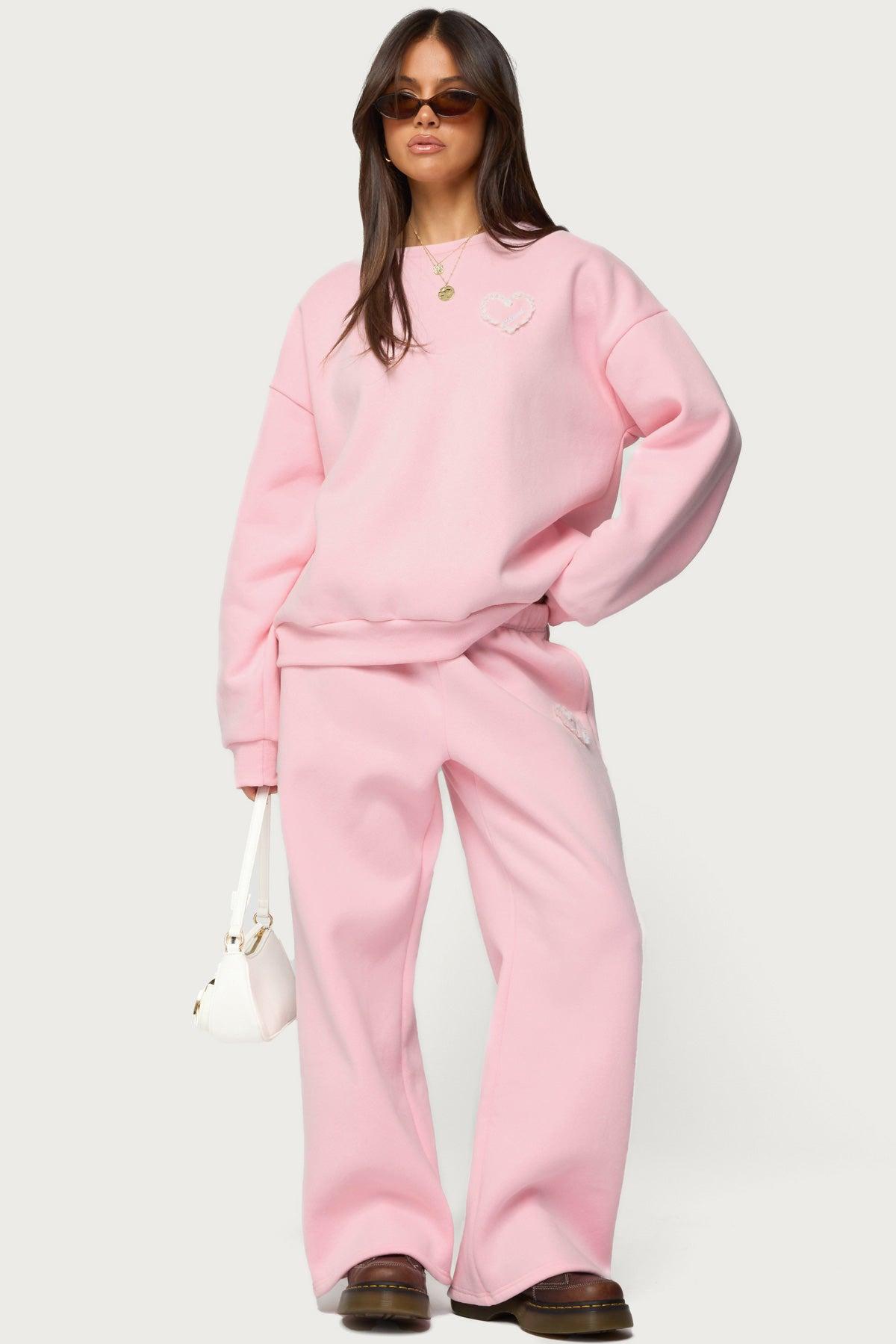 Love Edikted Wide Leg Sweatpants Product Image