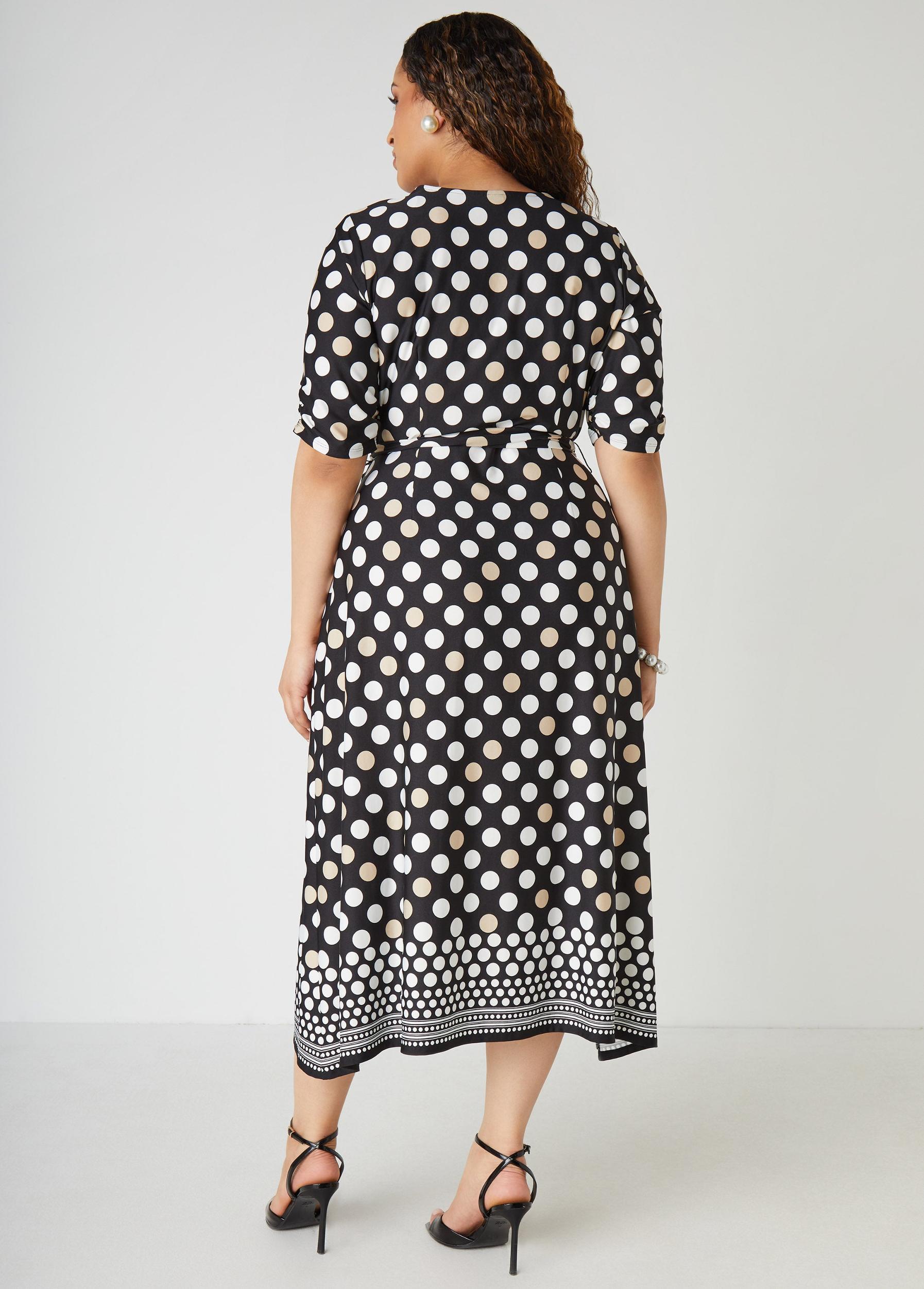 Polka Dot Midaxi Dress Product Image