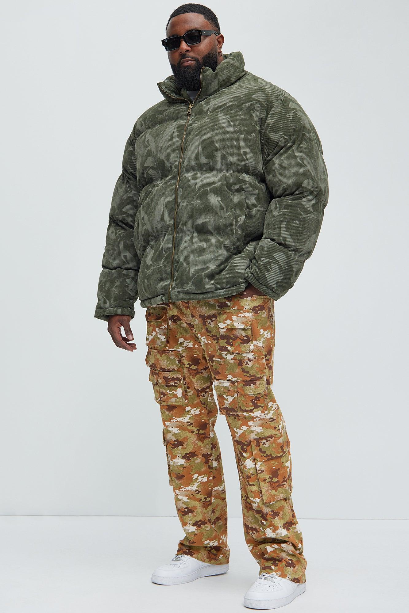 Tony Straight Utility Pants - Camouflage Product Image