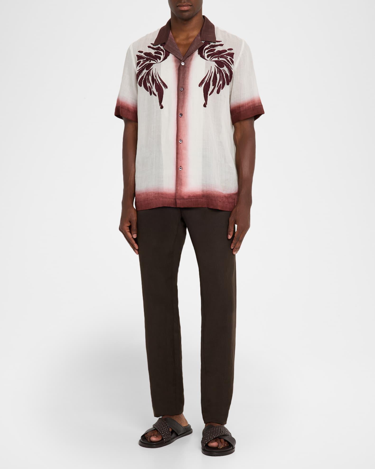 Men's Carltone Embroidered Camp Shirt Product Image