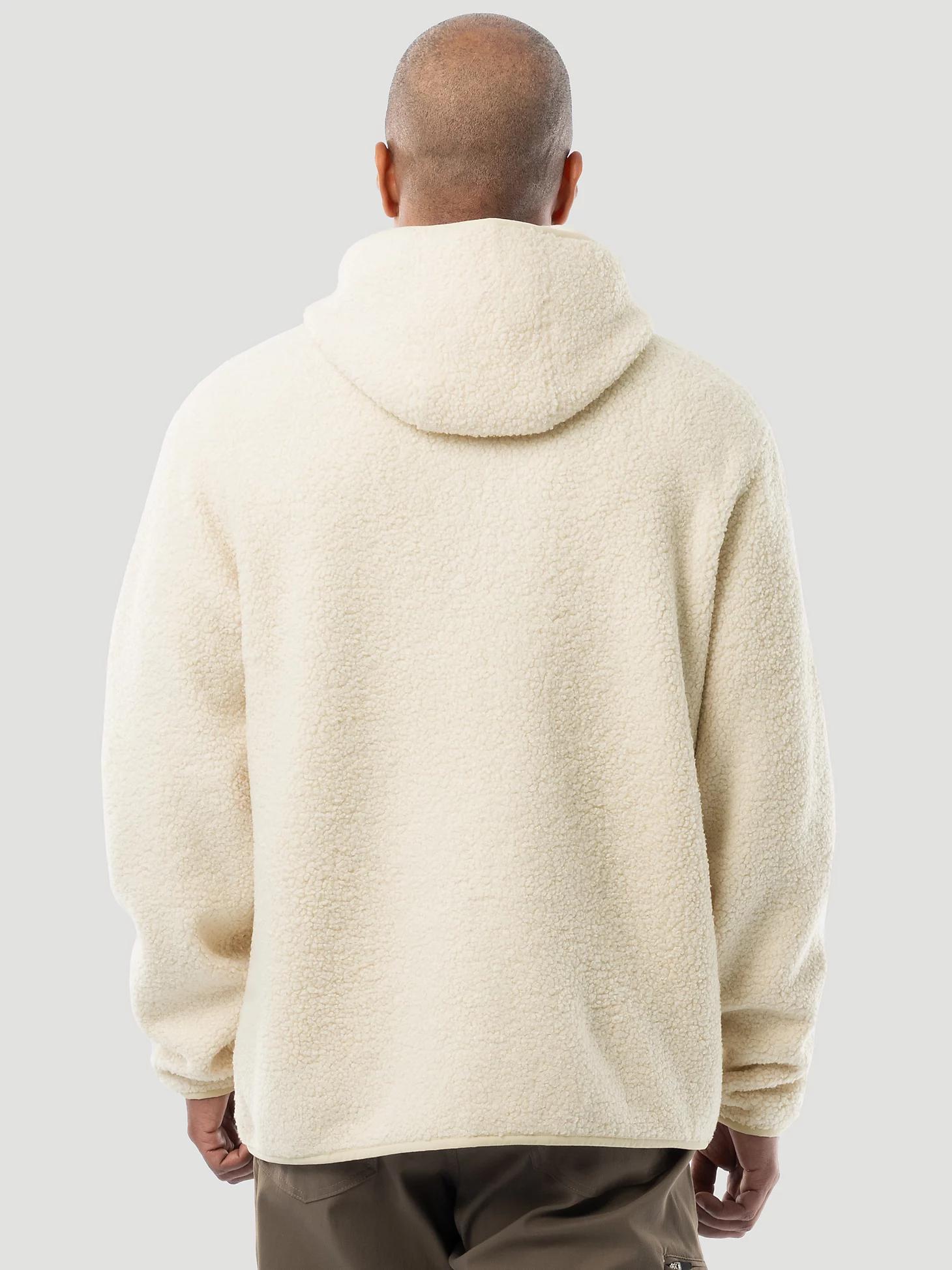 Men's Wrangler ATG™ Sherpa Zip Front Jacket in Bone Product Image