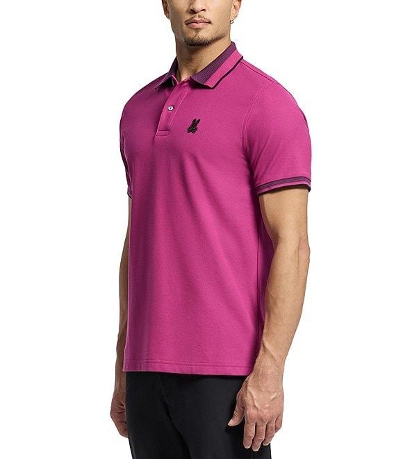 Psycho Bunny Park City Pique Short Sleeve Polo Shirt Product Image