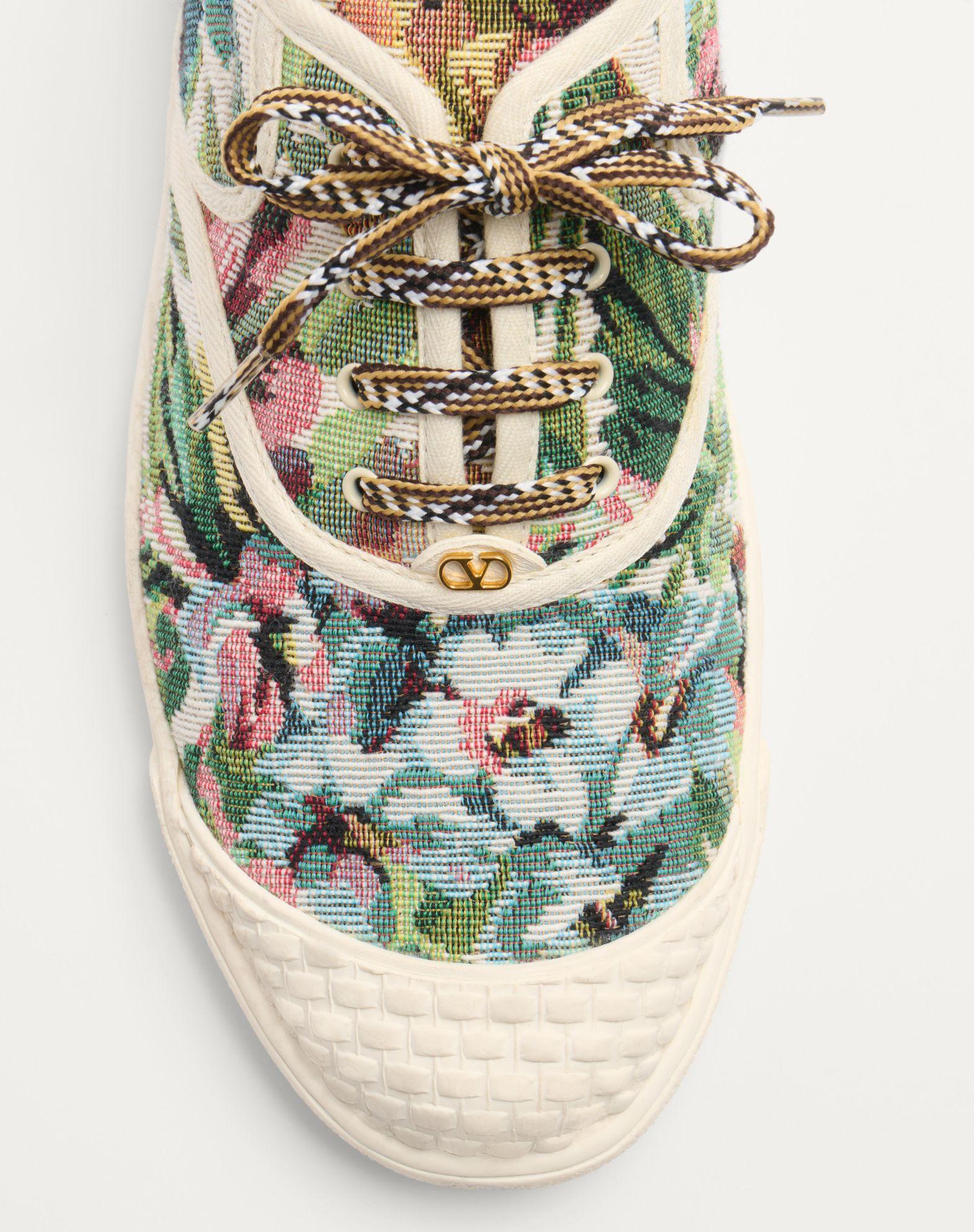 Bay By Bay Sneakers In Voyage Imaginaire Fabric  Product Image