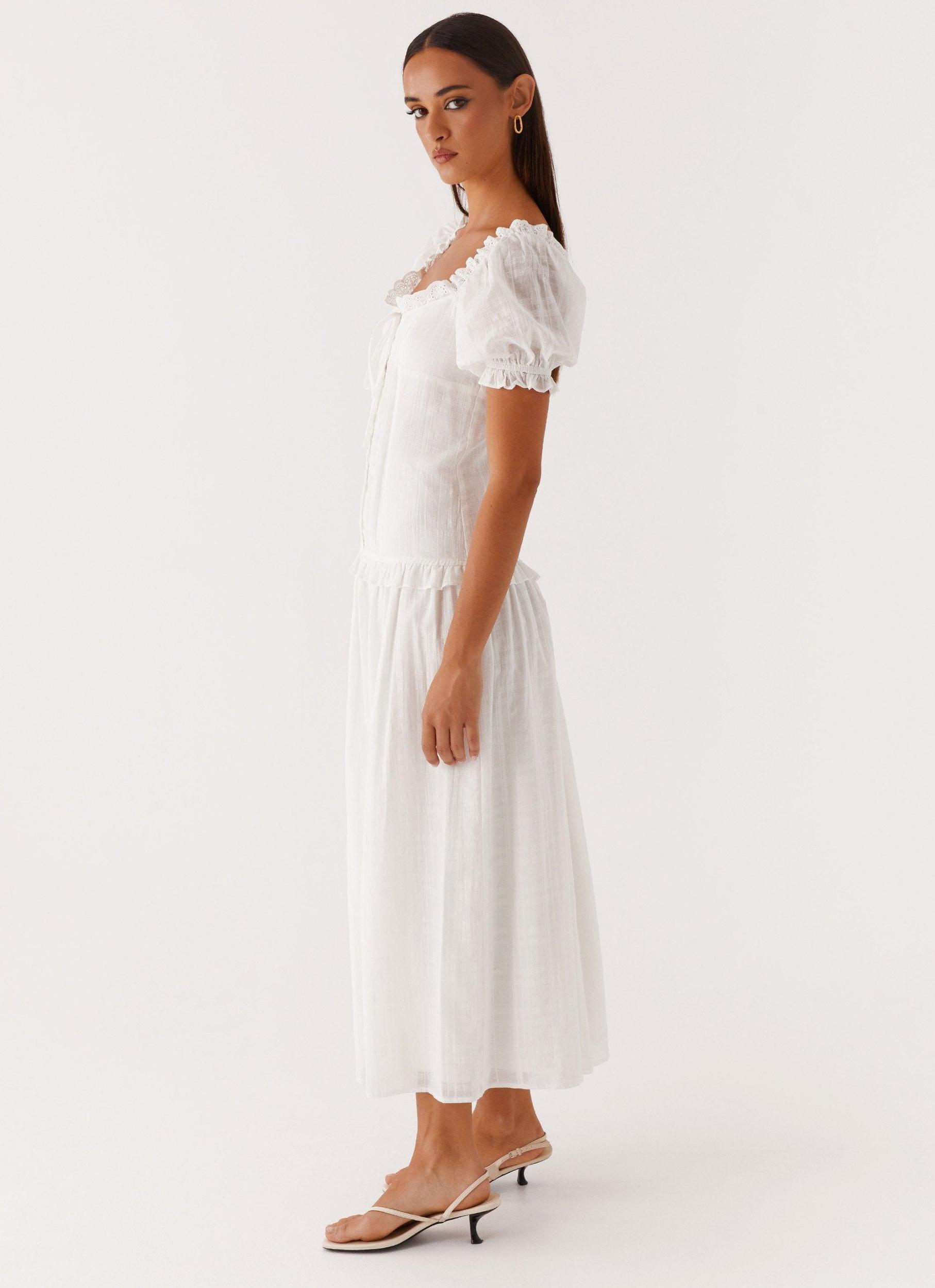 Hundred Percent Midi Dress - White Product Image