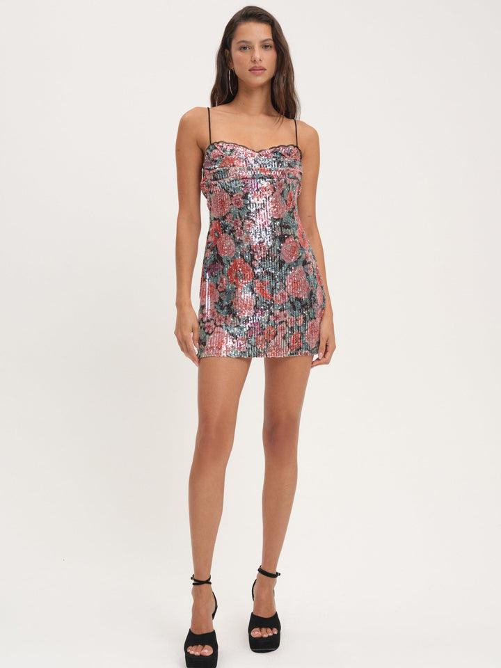 Ladonna Mini Dress — Multi Product Image