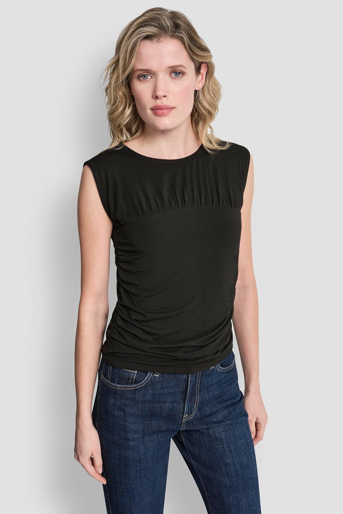 RUCHED BODICE SLEEVLESS TOP Product Image