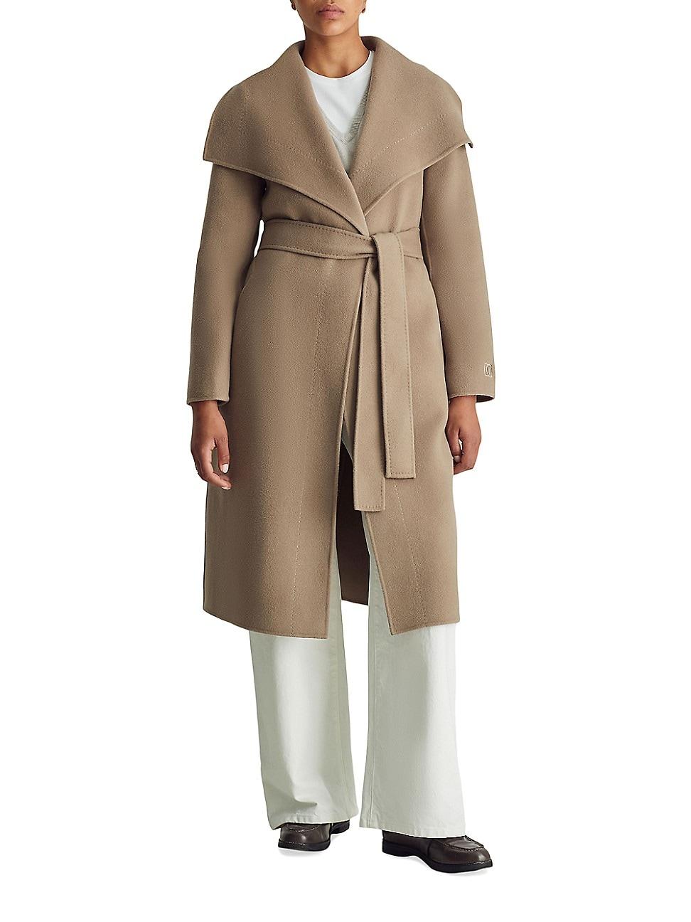 Womens Gisele Wool & Cashmere Belted Coat Product Image