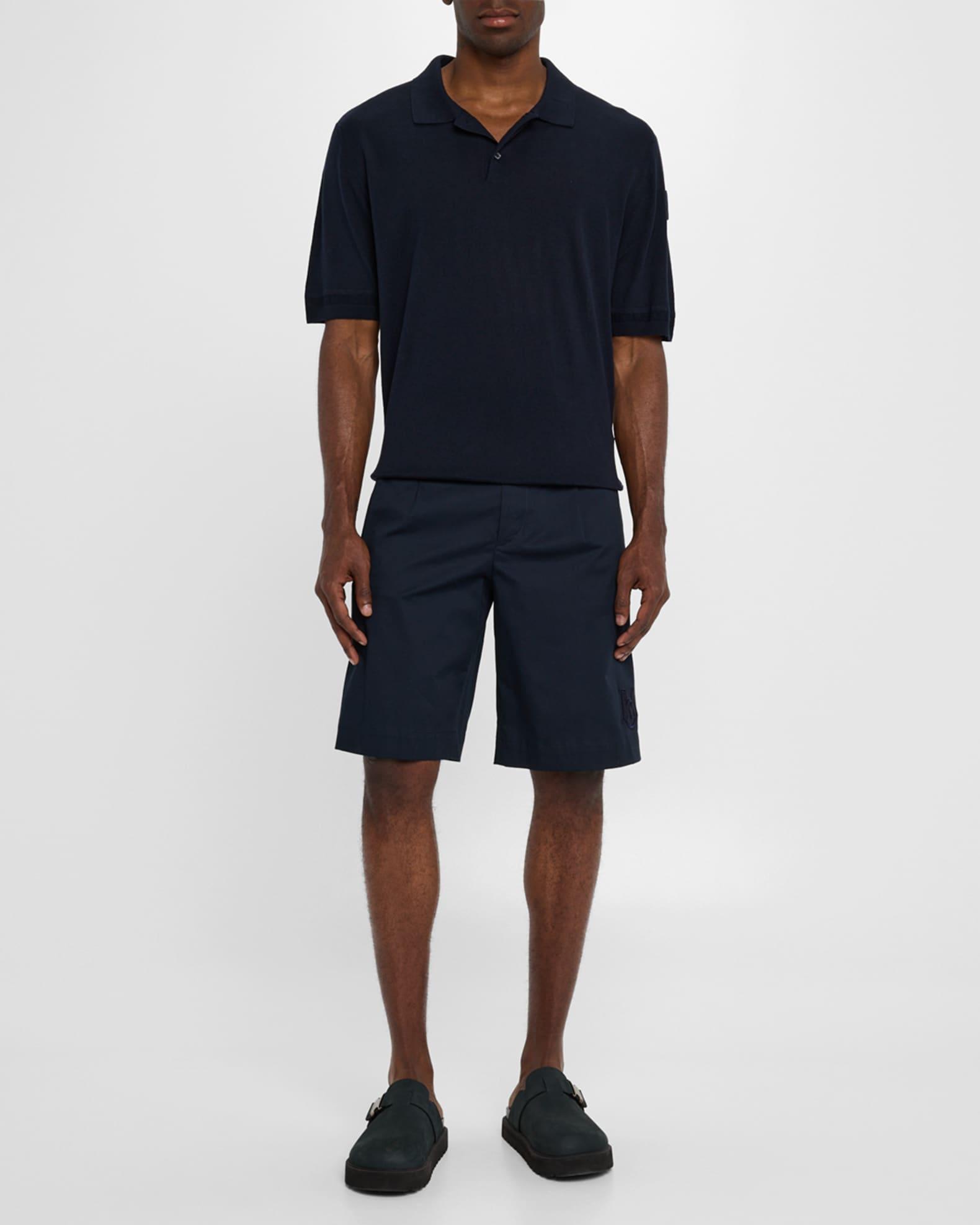 Men's Short-Sleeve Cotton Crewneck Sweater Product Image