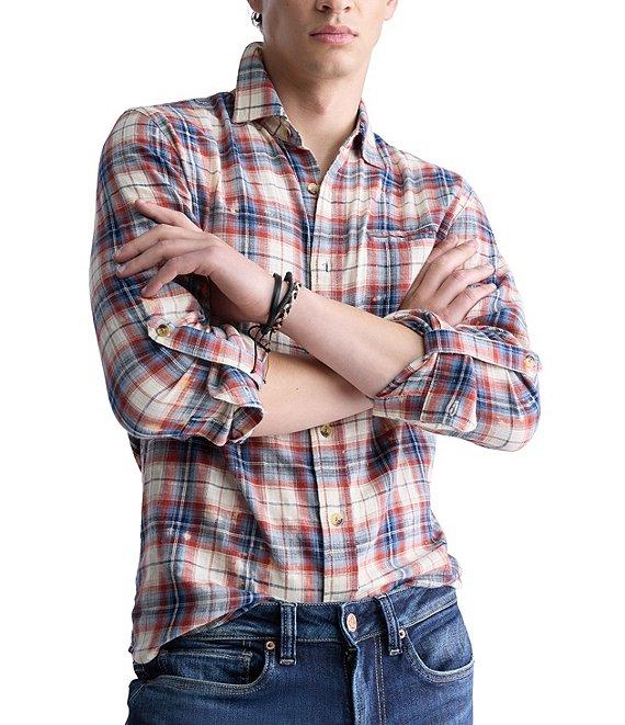 Buffalo David Bitton Simbio Long Sleeve Plaid Woven Shirt Product Image