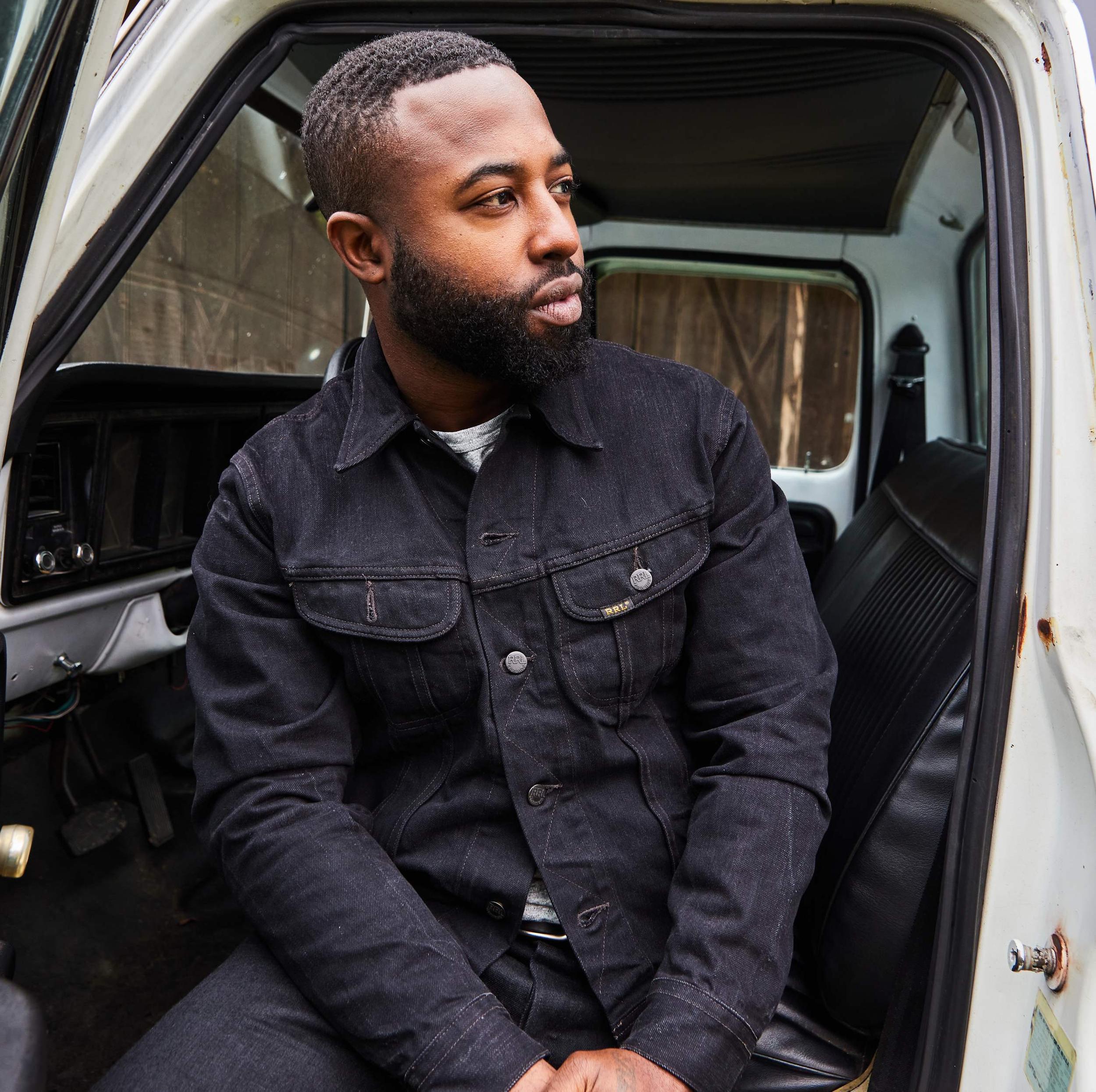 Lot 271 Trucker Jacket - Worn In Black Product Image