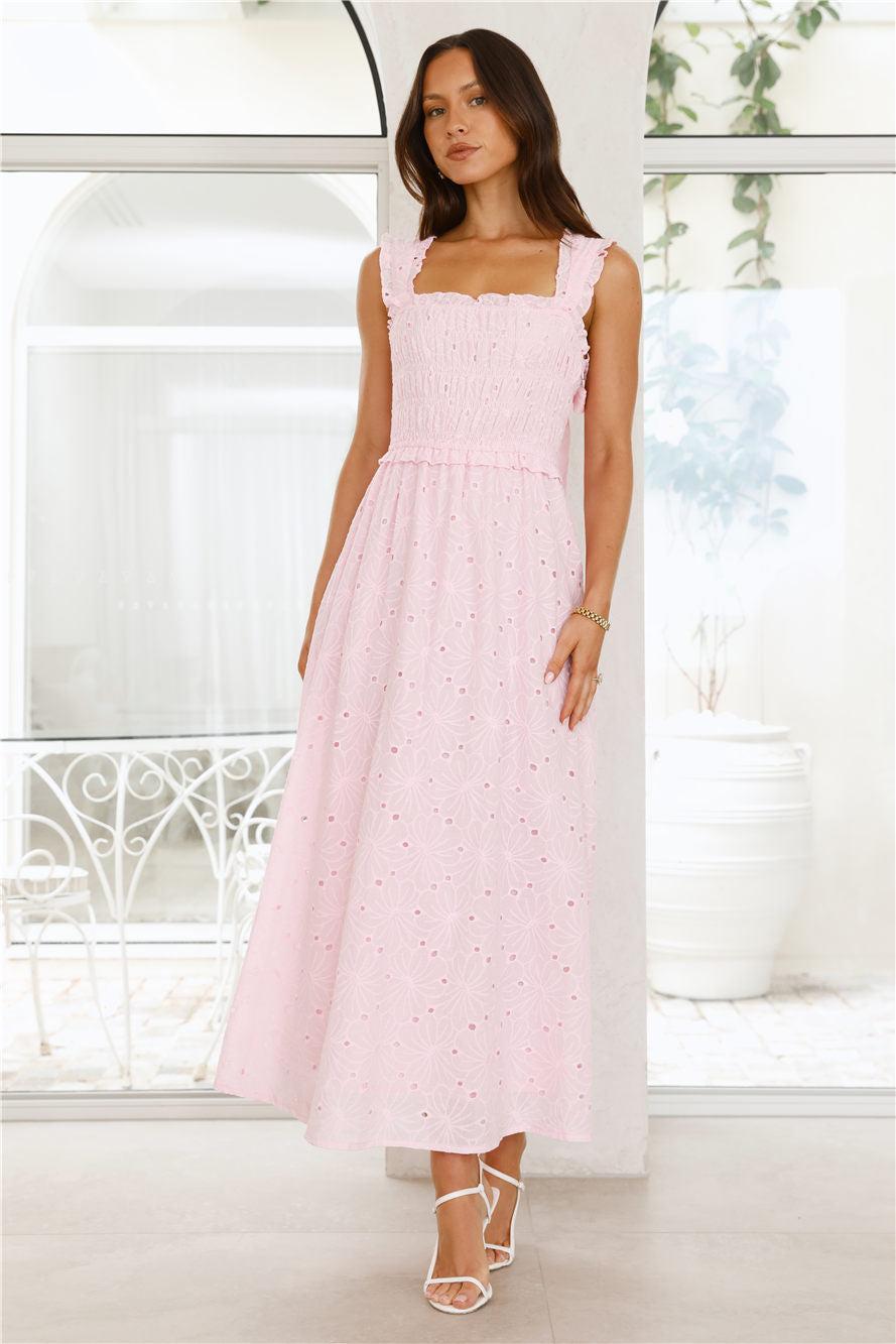 Bloom Edit Maxi Dress Pink Product Image