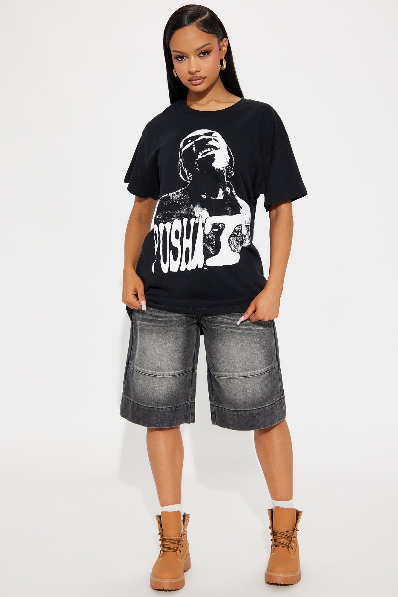 Pusha T Oversized Tee - Black Product Image