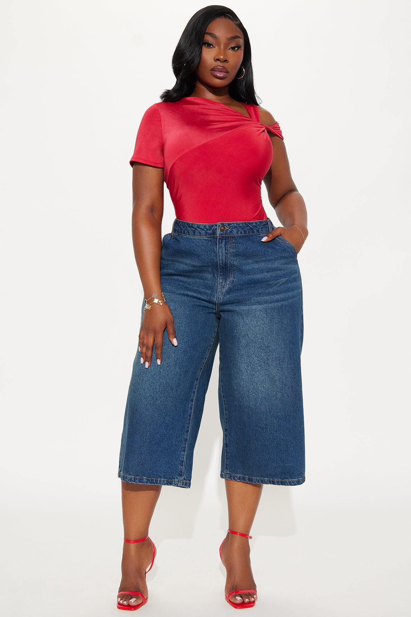 South Street Spicy Denim Jorts - Dark Wash Product Image