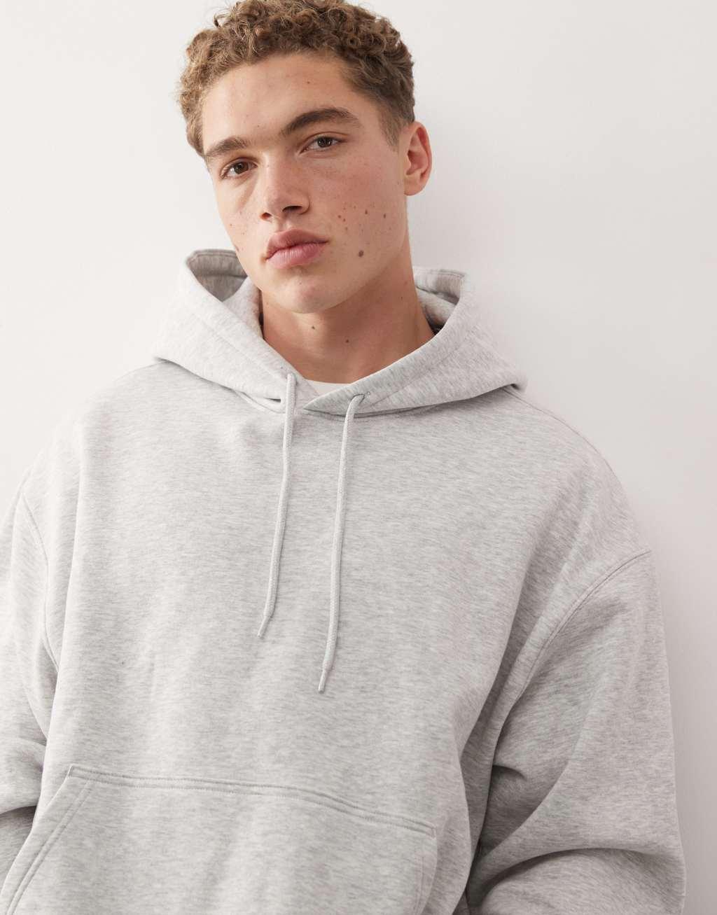 Weekday oversized hoodie melange Product Image