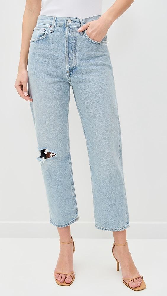 AGOLDE 90's Crop: Mid Rise Loose Straight Jeans | Shopbop Product Image