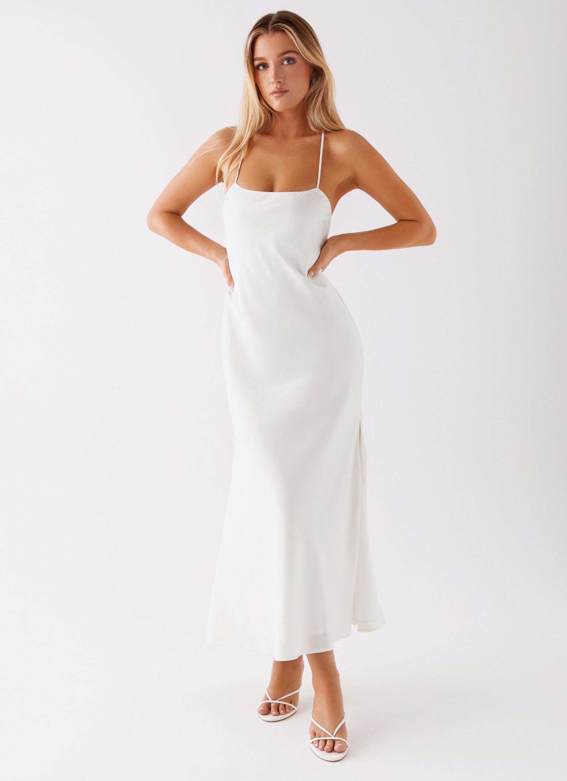 Runway Royalty Maxi Dress - White Product Image