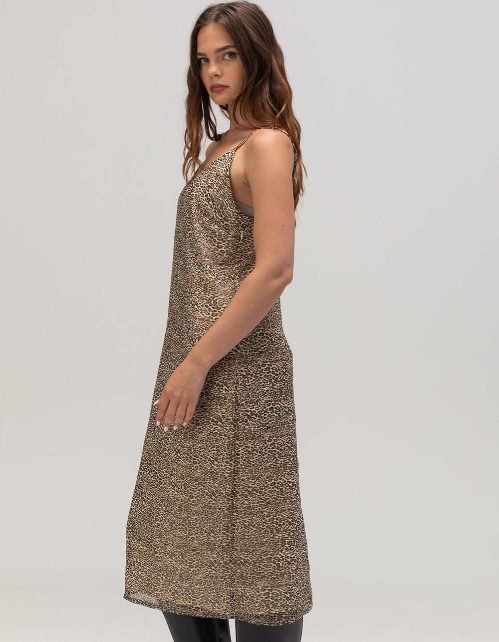 NOISY MAY Melina Singlet Leopard Womens Dress - LEOPARD Product Image