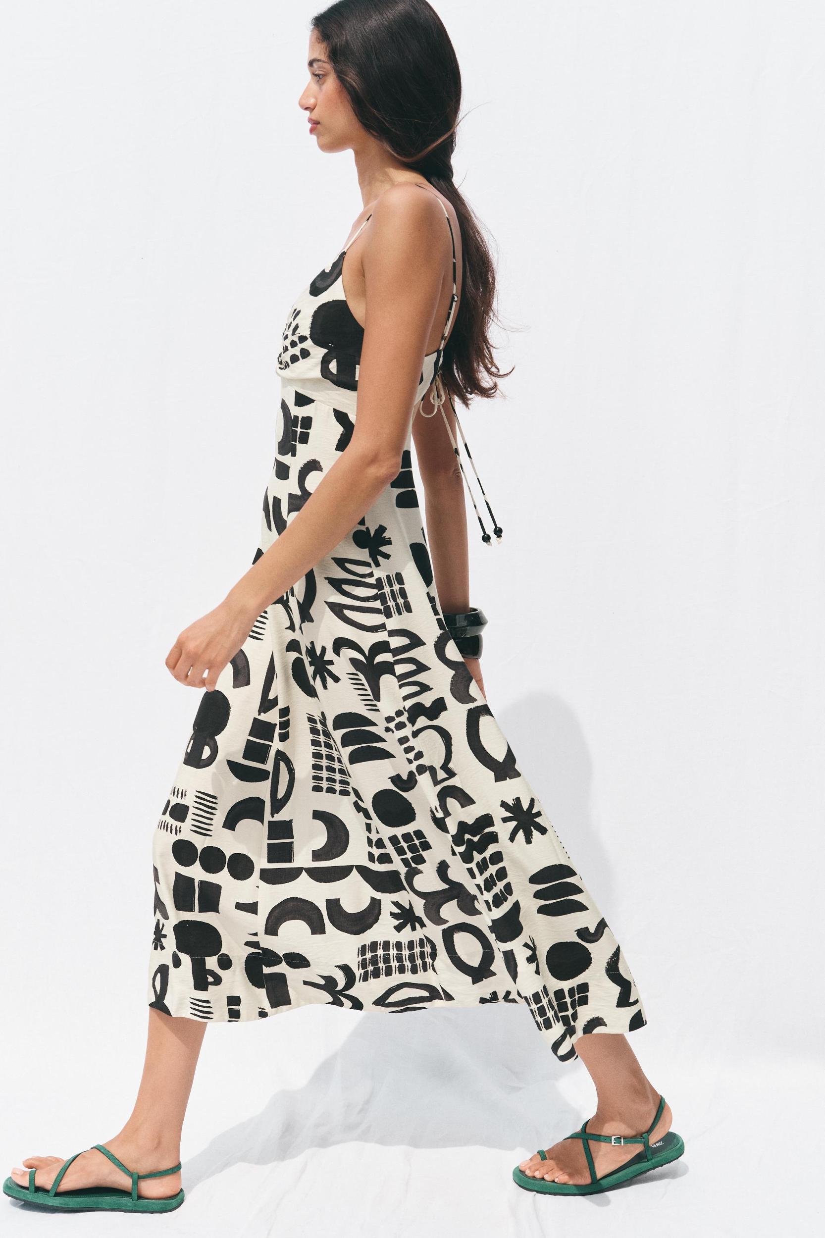 PRINTED CUT OUT DRESS Product Image