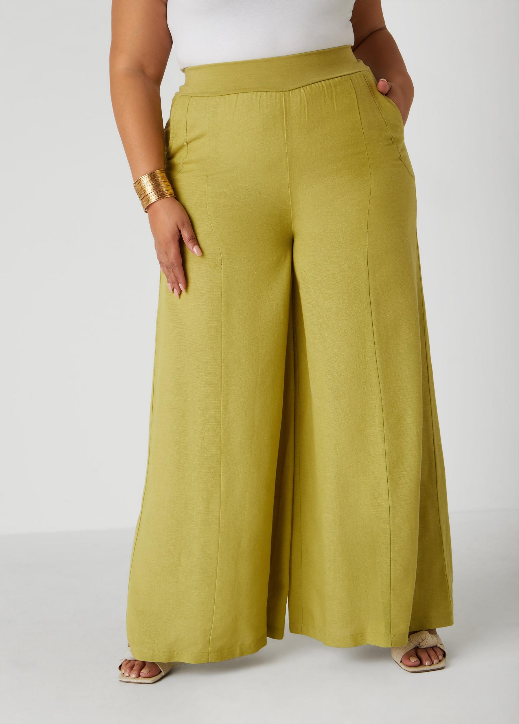 Pull On Wide Leg Pants Product Image