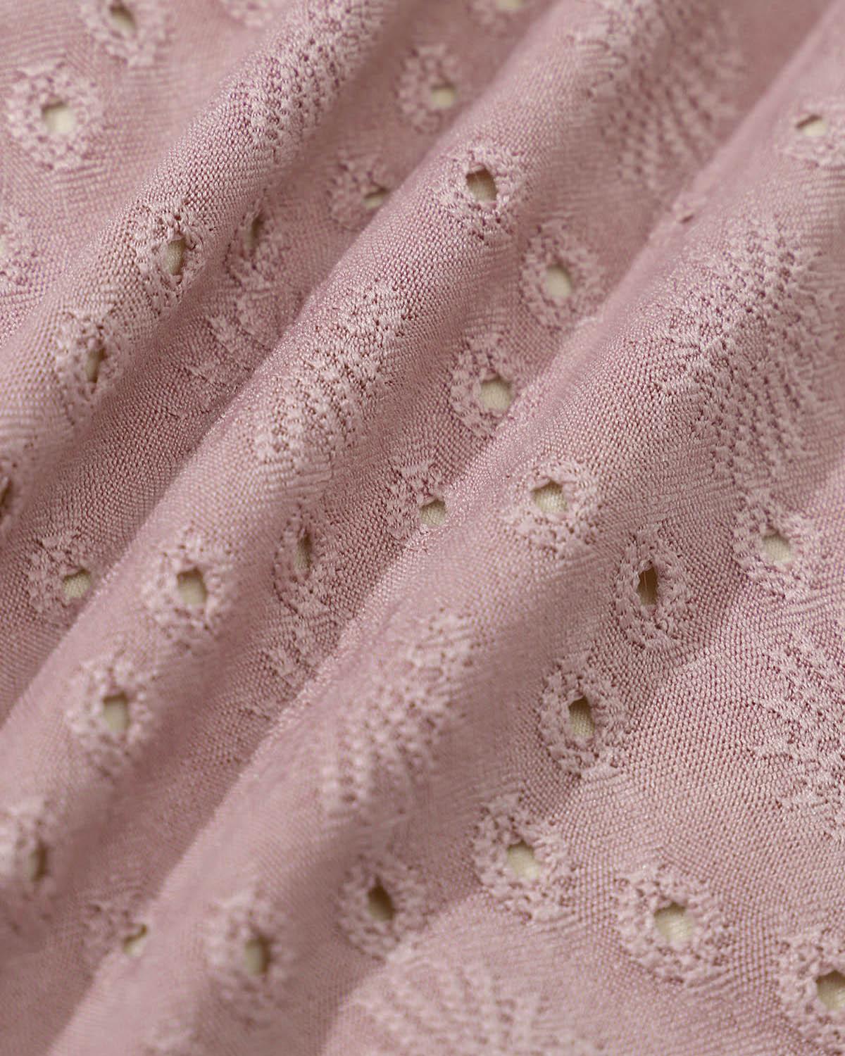 Pink Ruffle Drawstring Bikini Three Piece Suit Product Image