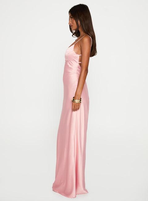 Ravia Maxi Dress Pink Product Image