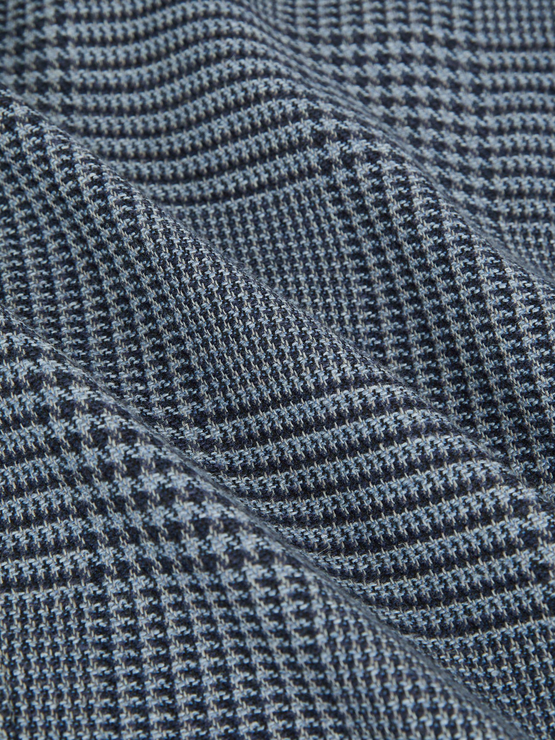 Single-Breasted Stretch Suit Blazer Slim-Fit in Stone Product Image